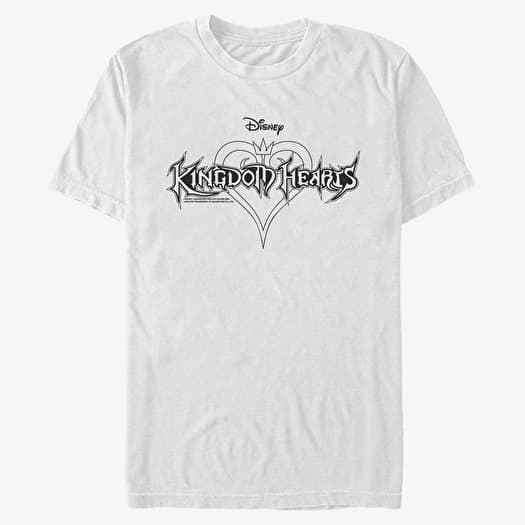 Póló Merch Disney Kingdom Hearts - Black and White Unisex T-Shirt White