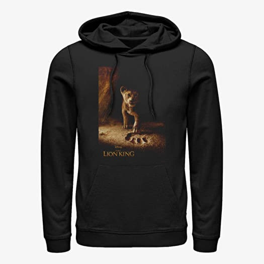 Sweatshirt Merch Disney Lion King - Simba Poster Unisex Hoodie Black