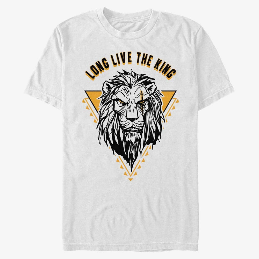 T-shirts Merch Disney The Lion King: Live Action - Long Live The King Scar Unisex T-Shirt White