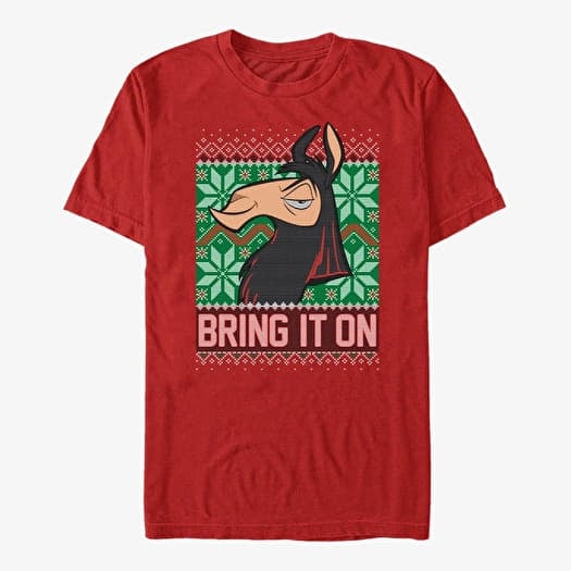 T-shirt Merch Disney Emperor's New Groove - Bring on the Holidays Unisex T-Shirt Red