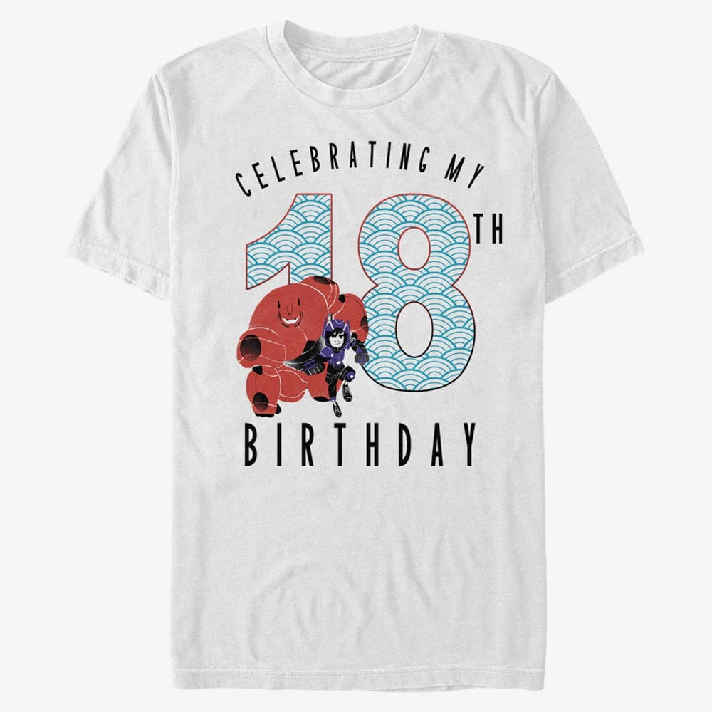 T-shirts Merch Disney Big Hero 6 Movie - Baymax 18 Years Unisex T-Shirt White