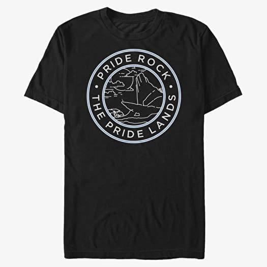 Camiseta Merch Disney The Lion King - Pride Rock Badge Unisex T-Shirt Black