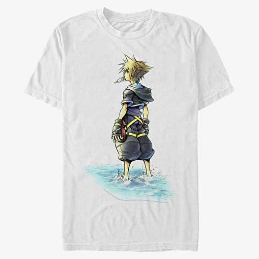 T-skjorte Merch Disney Kingdom Hearts - Feet Wet Unisex T-Shirt White