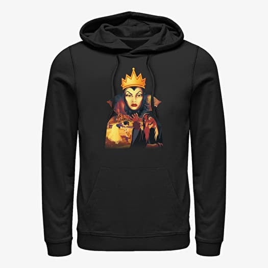 Mikina Merch Disney Snow White - Evil Queen Mix Unisex Hoodie Black