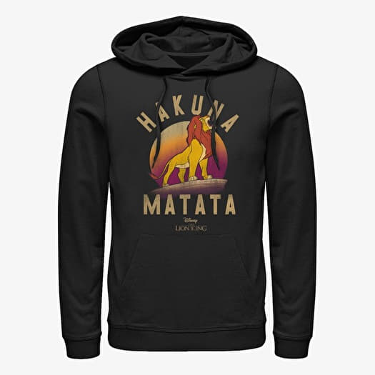 Pulóver Merch Disney Lion King - Warrior Unisex Hoodie Black