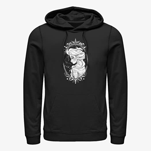 Majica Merch Disney Frozen - Elsa Frame Unisex Hoodie Black