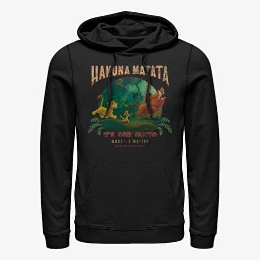 Sweatshirt Merch Disney The Lion King - Tommy Matata Unisex Hoodie Black