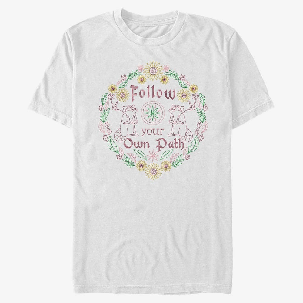 Koszulki Merch Disney Pocahontas - Poca Journey Circle Unisex T-Shirt White