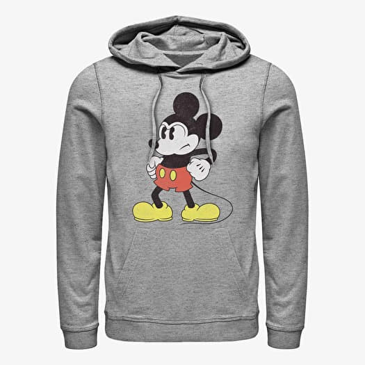 Mikina Merch Disney Classic Mickey - Mightiest Mouse Unisex Hoodie Heather Grey