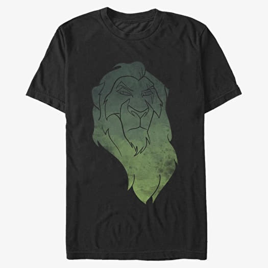 T-shirt Merch Disney The Lion King - Watercolor Scar Unisex T-Shirt Black