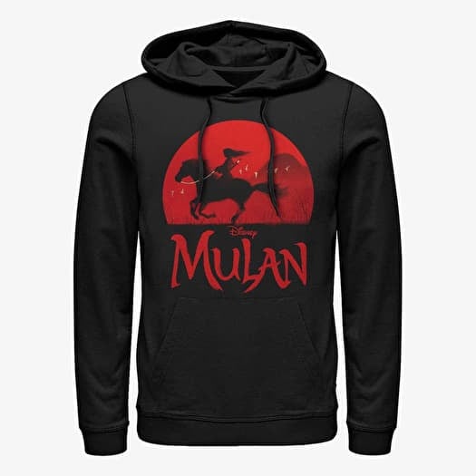 Sweat-shirt Merch Disney Mulan: Live Action - Mulan Sunset Unisex Hoodie Black