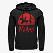 Merch Disney Mulan: Live Action - Mulan Sunset Unisex Hoodie Black