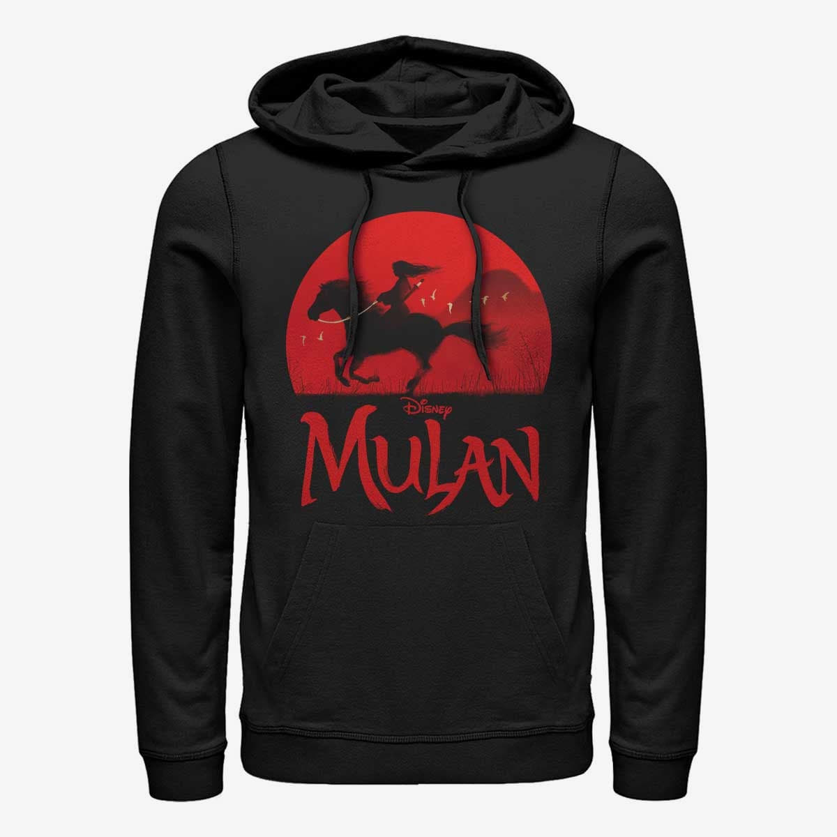 Sweatshirts Merch Disney Mulan: Live Action - Mulan Sunset Unisex Hoodie Black