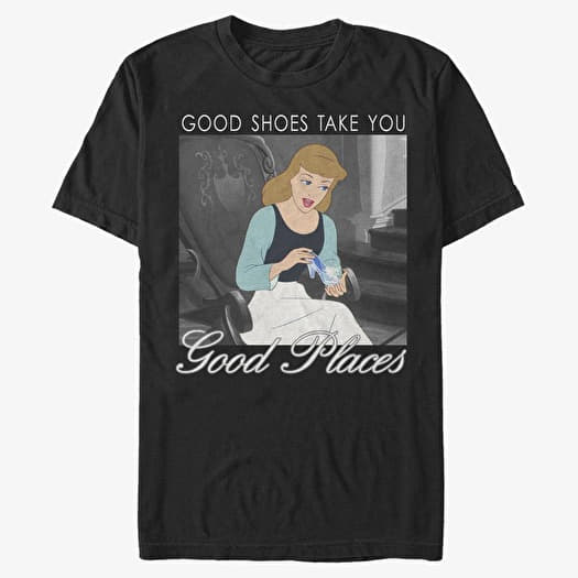 T-shirt Merch Disney Cinderella - Cinderella Shoes Unisex T-Shirt Black