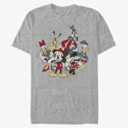 Merch Disney Mickey Classic - HOLIDAY GROUP Unisex T-Shirt Heather Grey