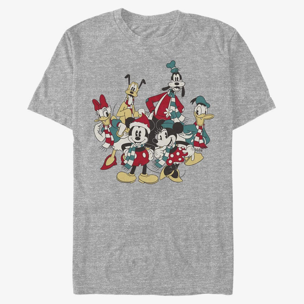 T-shirts Merch Disney Mickey Classic - HOLIDAY GROUP Unisex T-Shirt Heather Grey