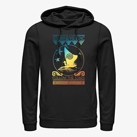 Sweatshirt Merch Disney Moana - By Starlight Unisex Hoodie Black