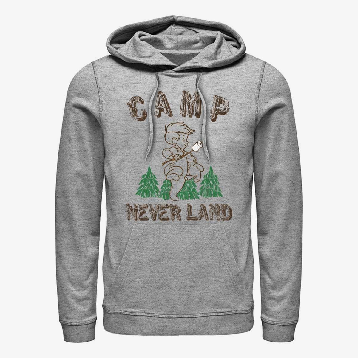 Hoodies and sweatshirts  Merch Disney Peter Pan - CAMP NEVERLAND Unisex Hoodie Heather Grey