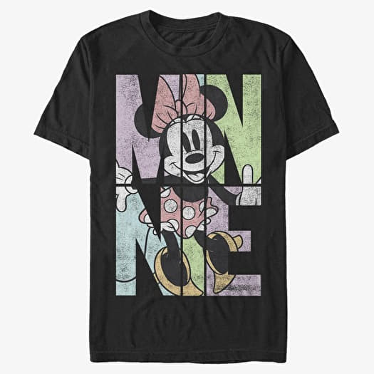 T-shirt Merch Disney Classic Mickey - MINNIE NAME FILL Unisex T-Shirt Black