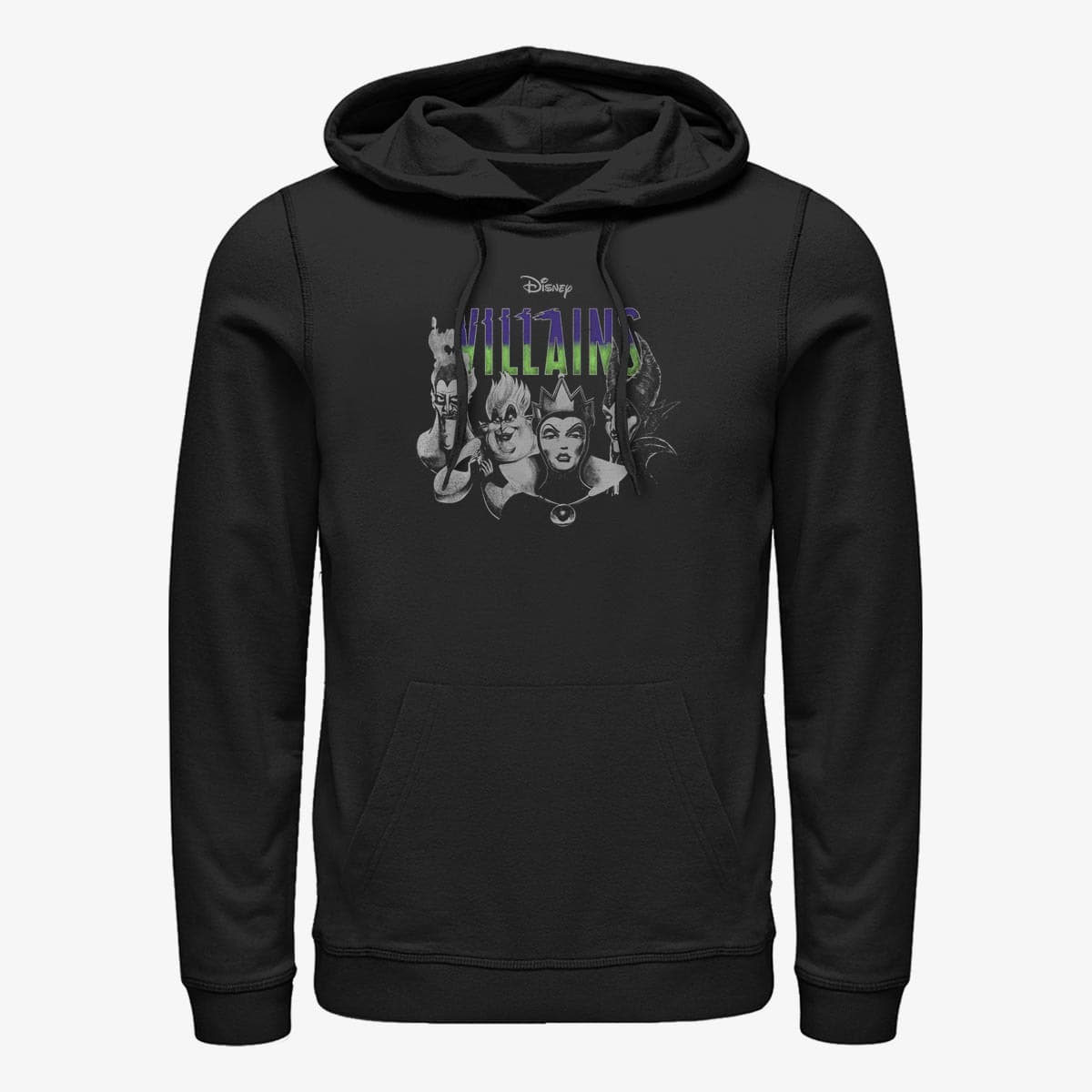 Kapuutsikud ja kampsunid Merch Disney Villains - Fabulous Four Unisex Hoodie Black