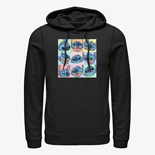 Sweatshirt Merch Disney Lilo & Stitch - 9 box Stitch Unisex Hoodie Black