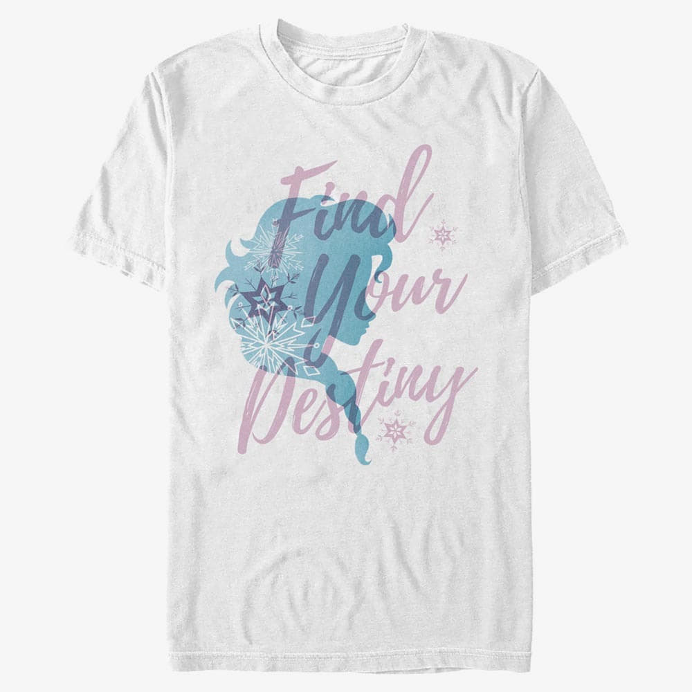 majice kratkih rukava Merch Disney Frozen - Destiny Sil Elsa Unisex T-Shirt White