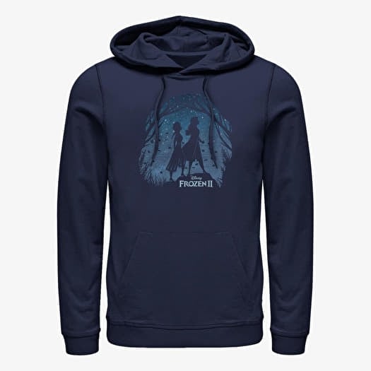 Sweat-shirt Merch Disney Frozen 2 - FROZEN2 SCENERY Unisex Hoodie Navy Blue