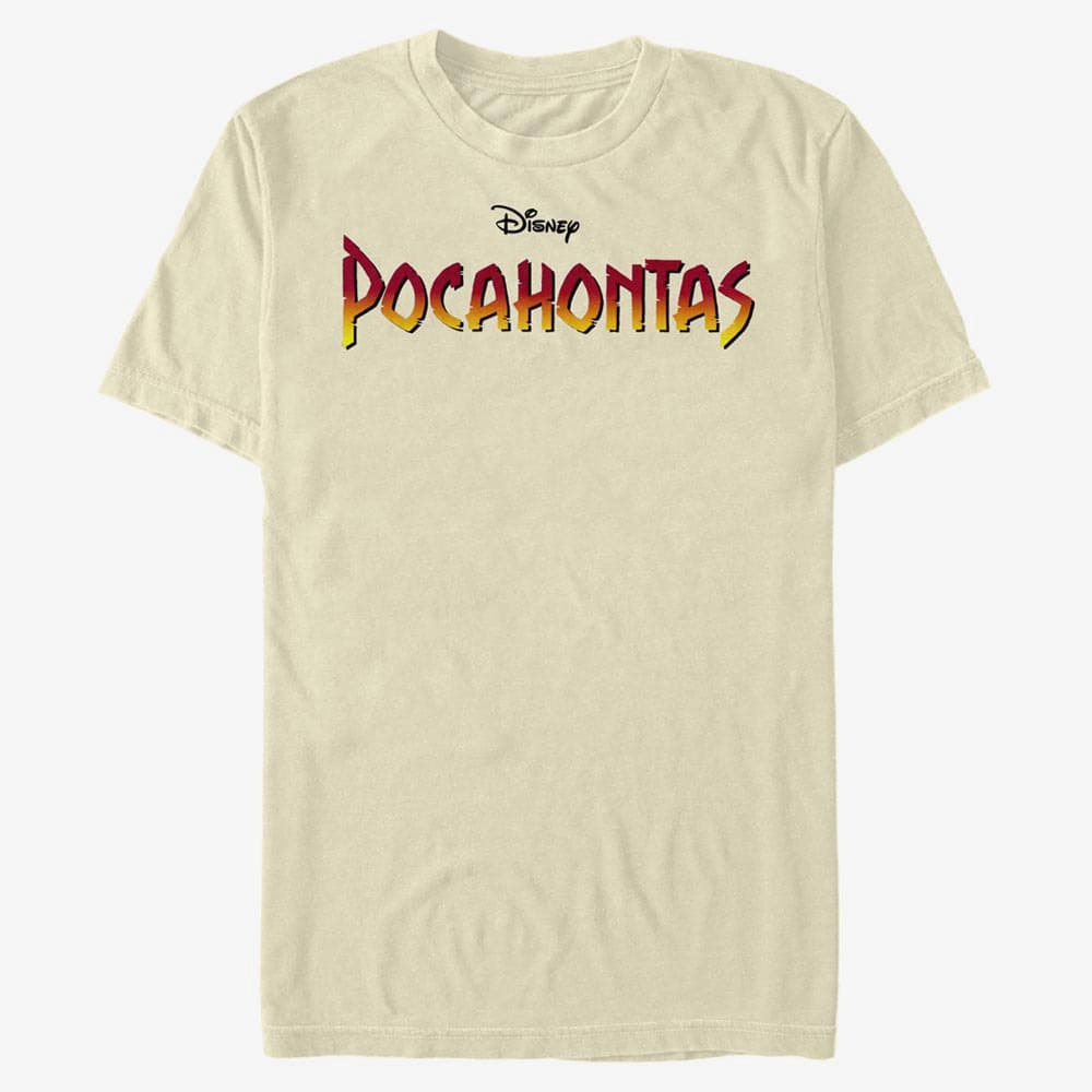 T-särgid Merch Disney Pocahontas - Pocahontas Title Unisex T-Shirt Natural