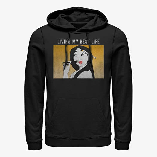 Mikina Merch Disney Mulan - Mulan Meme Unisex Hoodie Black