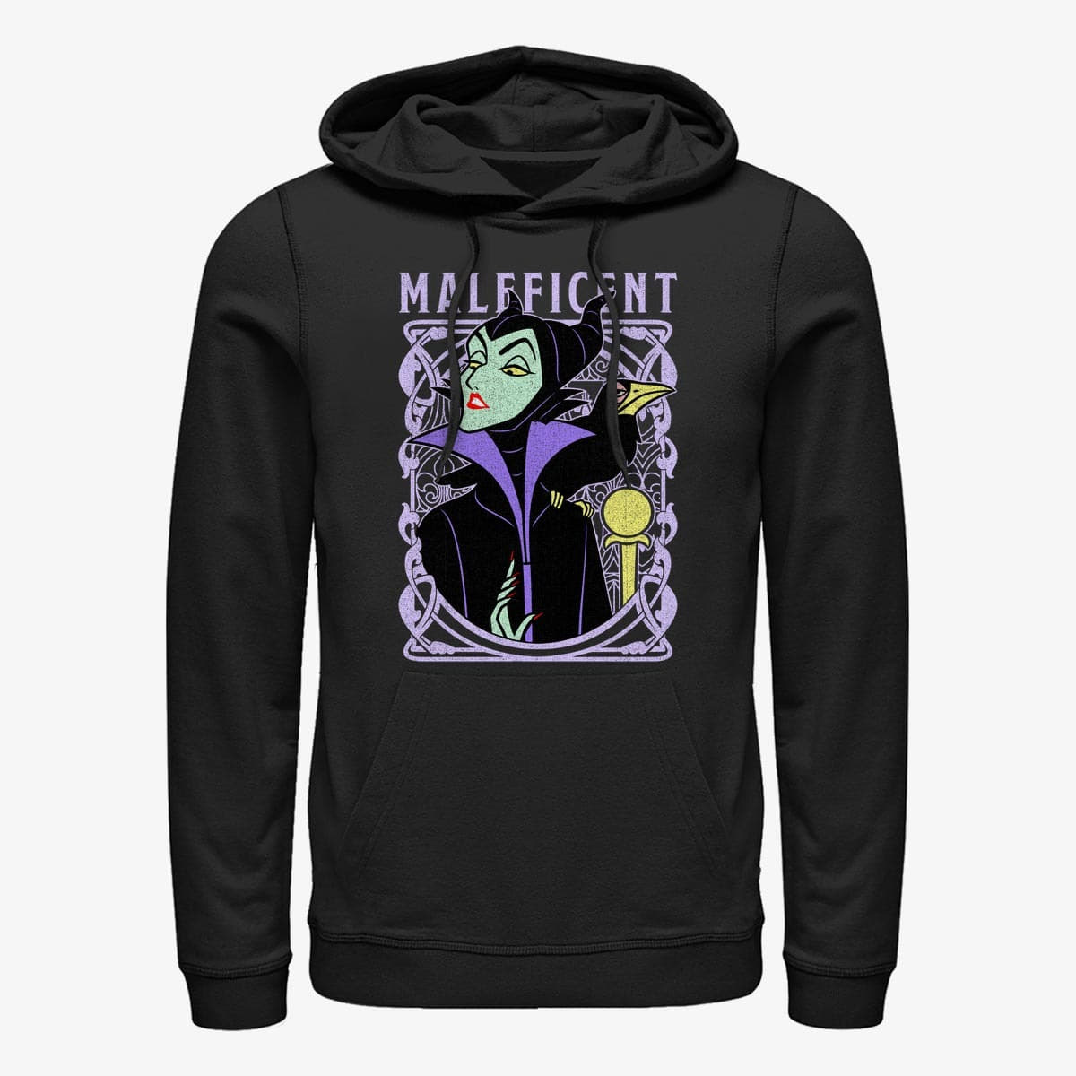 Sweatshirts Merch Disney Sleeping Beauty - Maleficent Color Unisex Hoodie Black