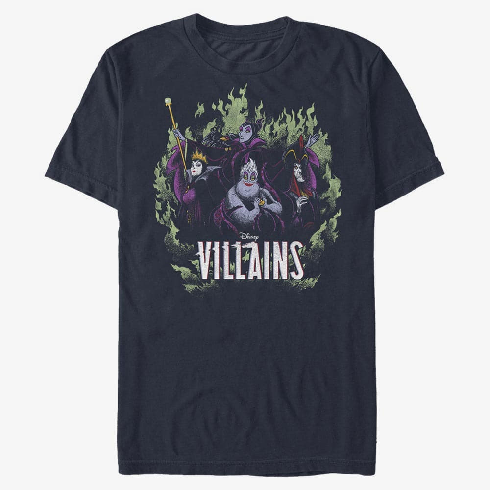 majice kratkih rukava Merch Disney Villains - Children of Mayhem Unisex T-Shirt Navy Blue