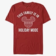 Merch Disney Mickey Classic - Family Holiday Mode Unisex T-Shirt Red