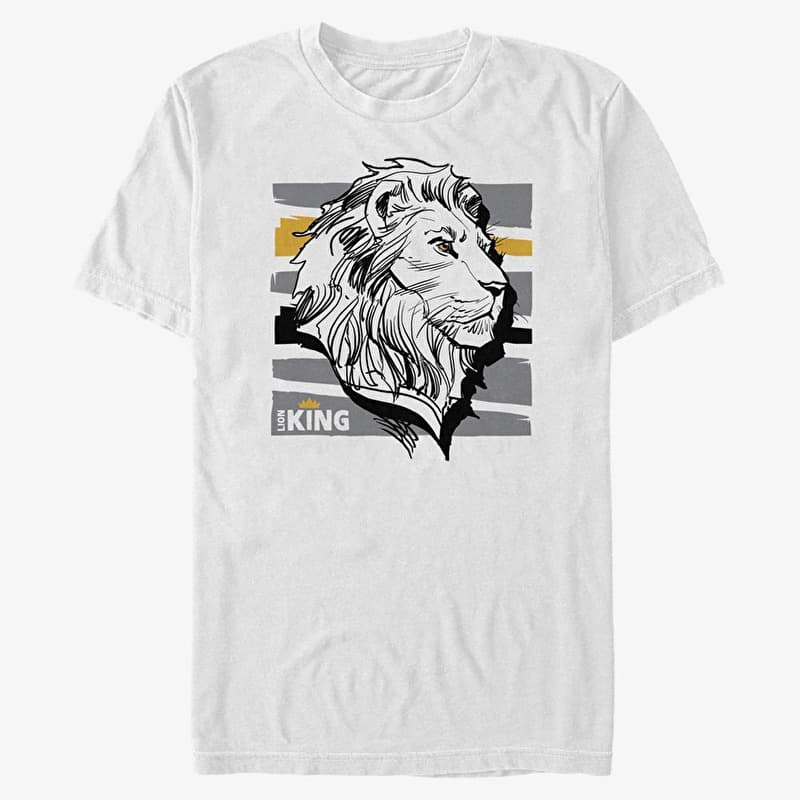 Camiseta Merch Disney Lion King - King Unisex T-Shirt White