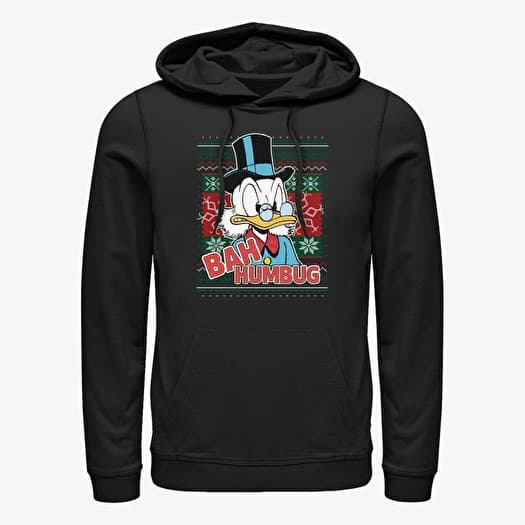 Mikina Merch Disney Ducktales - Bah Humbug Scroog Unisex Hoodie Black