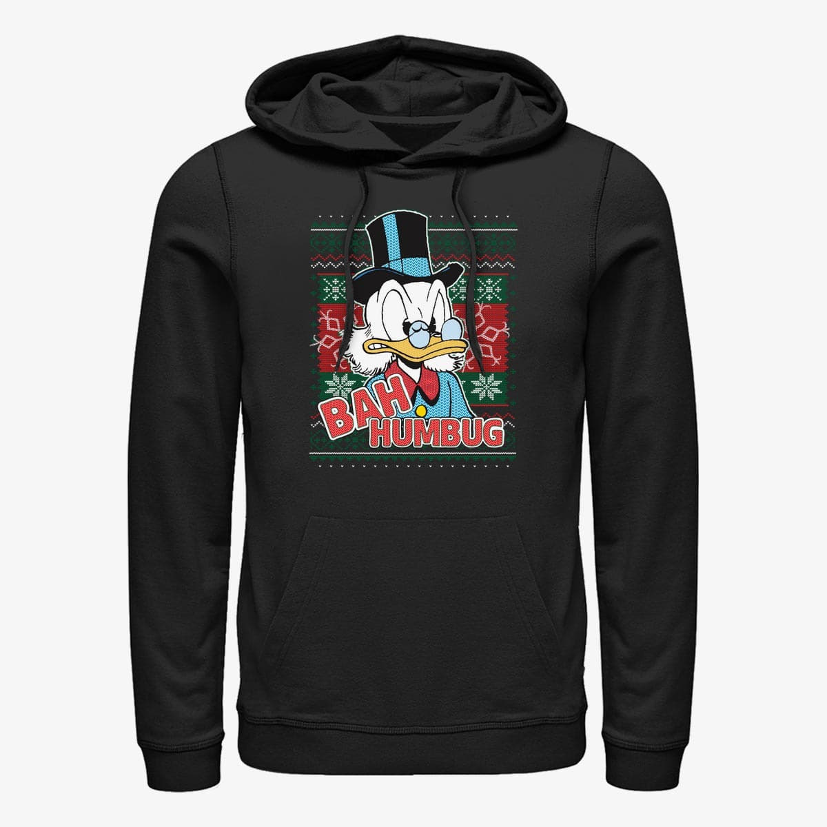 Sweatshirts Merch Disney Ducktales - Bah Humbug Scroog Unisex Hoodie Black
