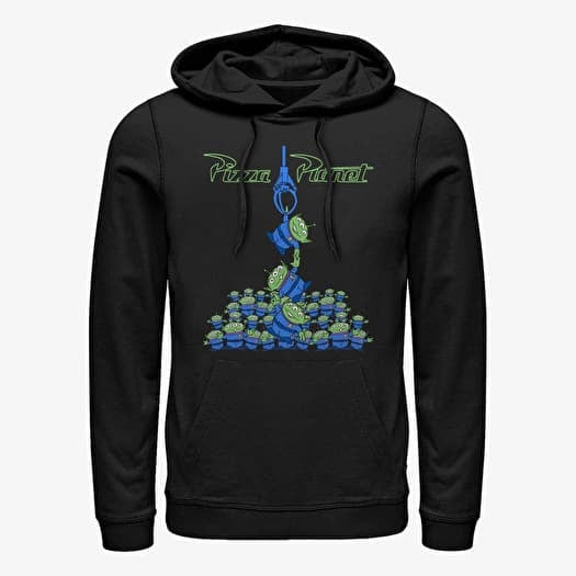 Sweatshirt Merch Disney Toy Story 1-3 - Alien Planet Unisex Hoodie Black