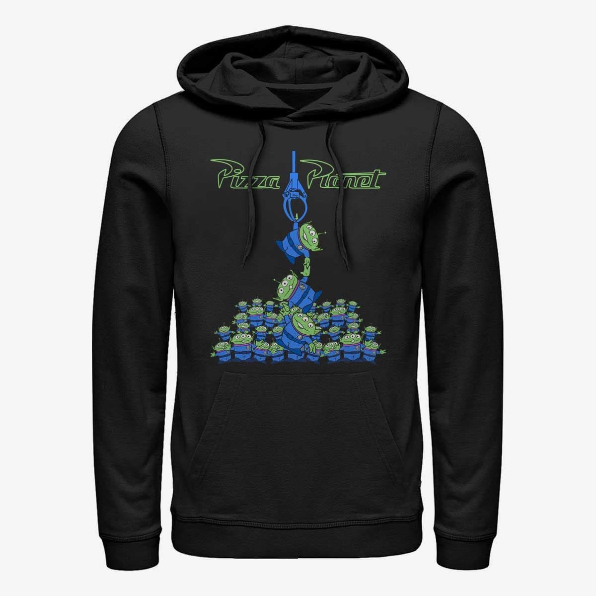Kapuutsikud ja kampsunid Merch Disney Toy Story 1-3 - Alien Planet Unisex Hoodie Black