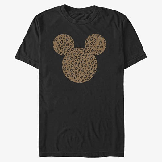 T-shirt Merch Disney Classic Mickey - Cheetah Mouse Unisex T-Shirt Black