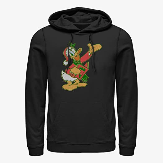 Sweatshirt Merch Disney Mickey Classic - Duck Carols Unisex Hoodie Black