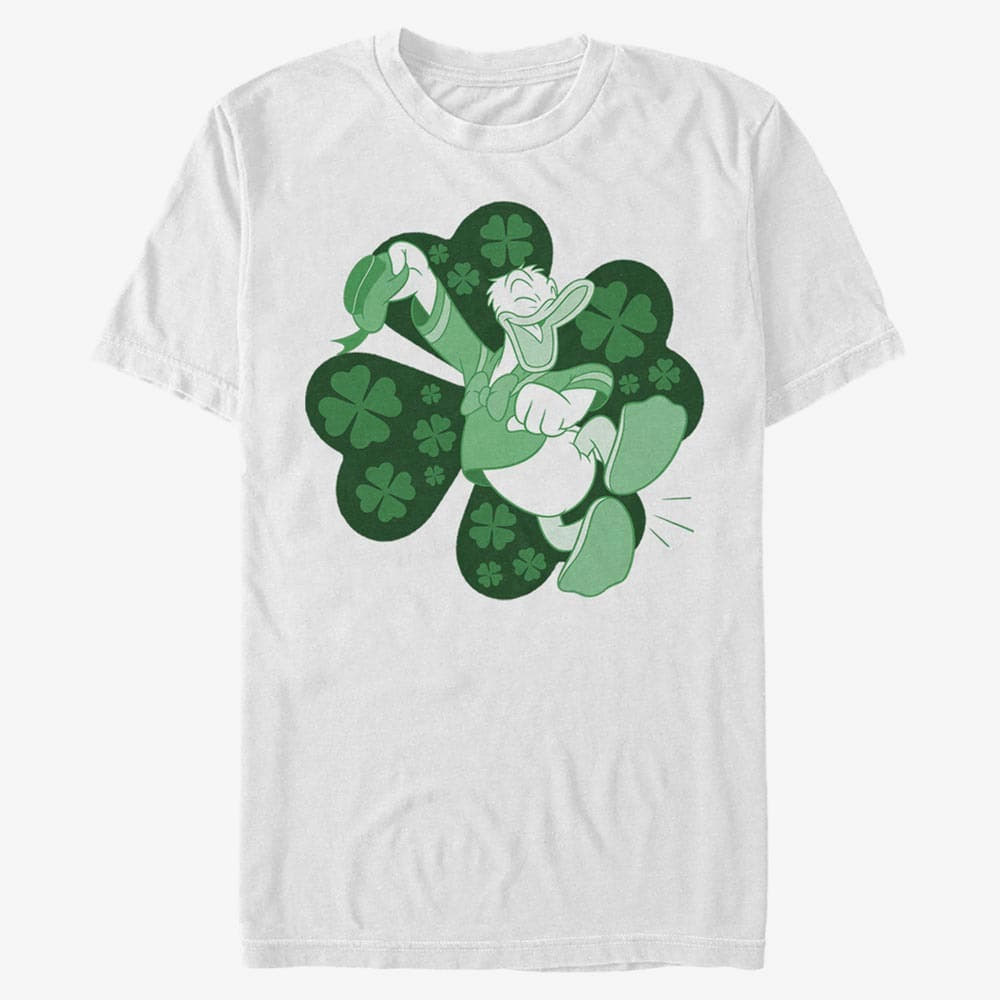 T-shirts Merch Disney Classic Mickey - Lucky Duck Donald Unisex T-Shirt White