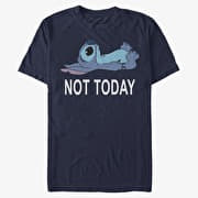 Merch Disney Lilo & Stitch - Not Today Unisex T-Shirt Navy Blue
