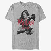Merch Disney Mulan: Live Action - Fighting Stance Unisex T-Shirt Heather Grey