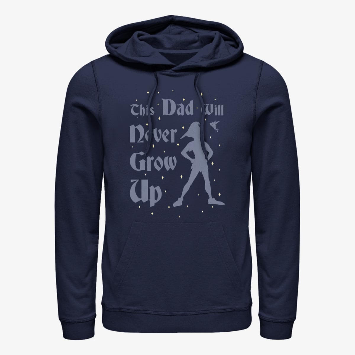 Sweatshirts Merch Disney Peter Pan - This Dad Wont Grow Up Unisex Hoodie Navy Blue