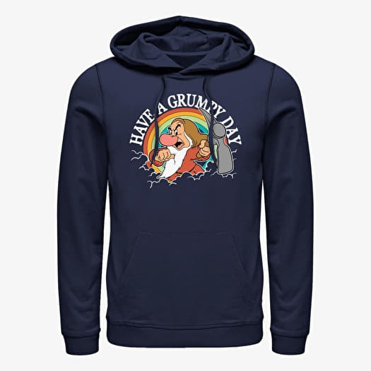 Sudadera Merch Disney Snow White - Grumpy Day Unisex Hoodie Navy Blue