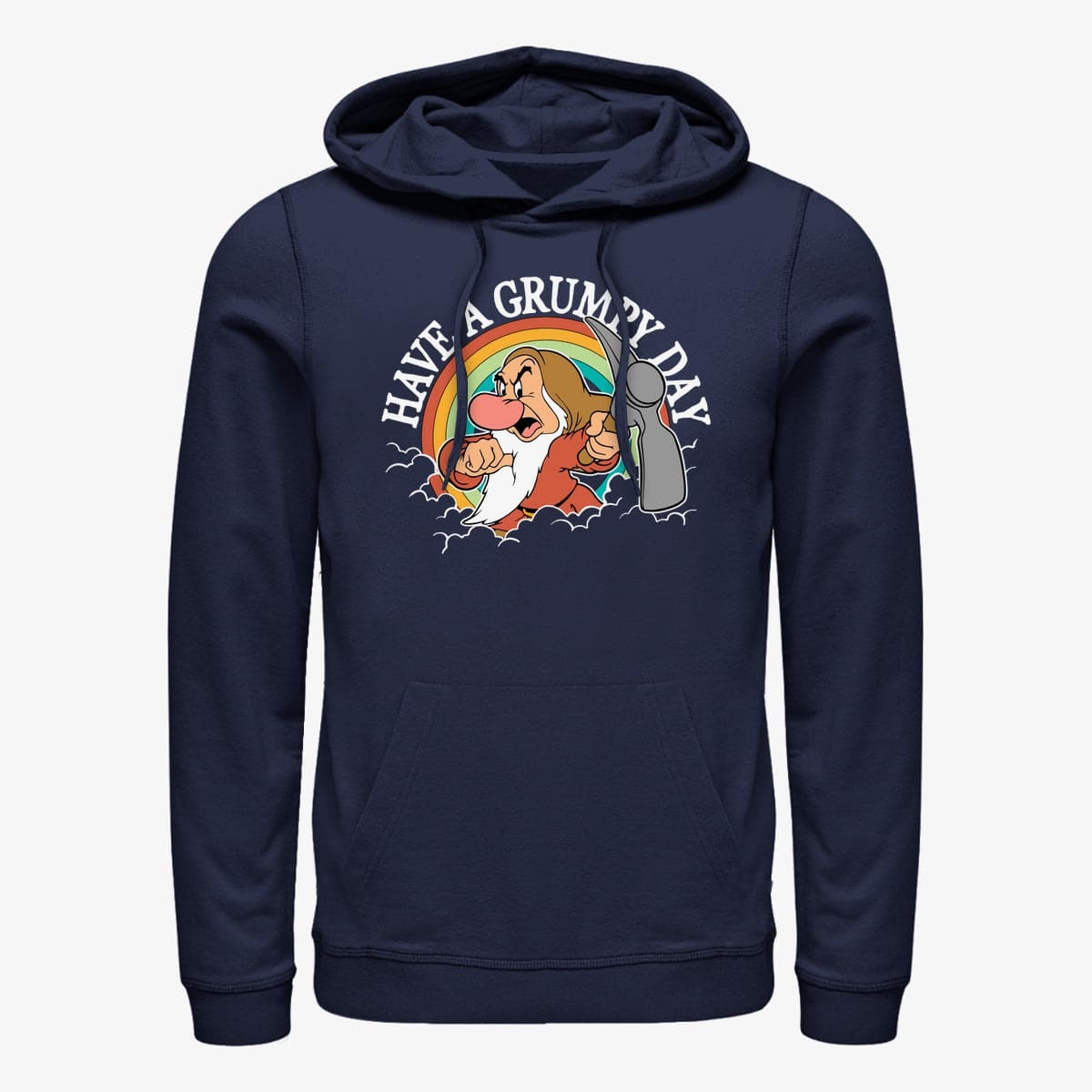 Felpe Merch Disney Snow White - Grumpy Day Unisex Hoodie Navy Blue