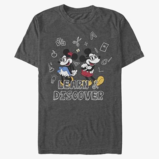 Μπλουζάκι Merch Disney Classic Mickey - Discover Unisex T-Shirt Dark Heather Grey