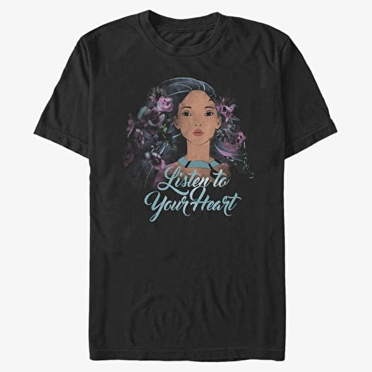 Tricou Merch Disney Pocahontas - Flower Pocahontas Unisex T-Shirt Black