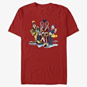 Merch Disney Kingdom Hearts - In Chair Unisex T-Shirt Red