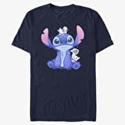 Merch Disney Classics Lilo & Stitch - Cute Ducks Unisex T-Shirt Navy Blue