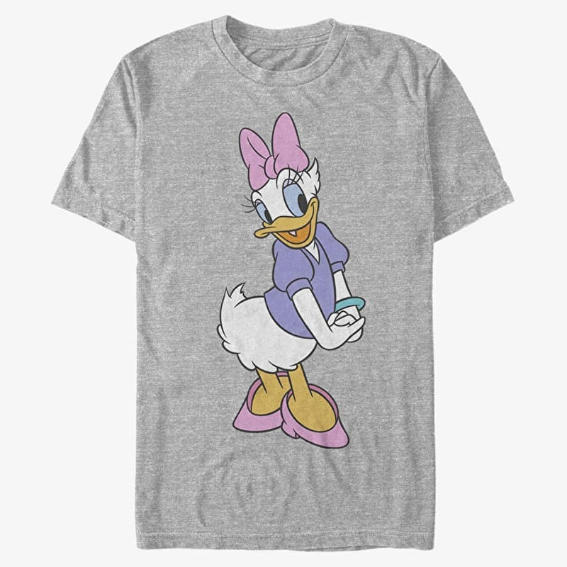 Merch Disney Classic Mickey - Traditional Daisy Unisex T-Shirt Heather Grey